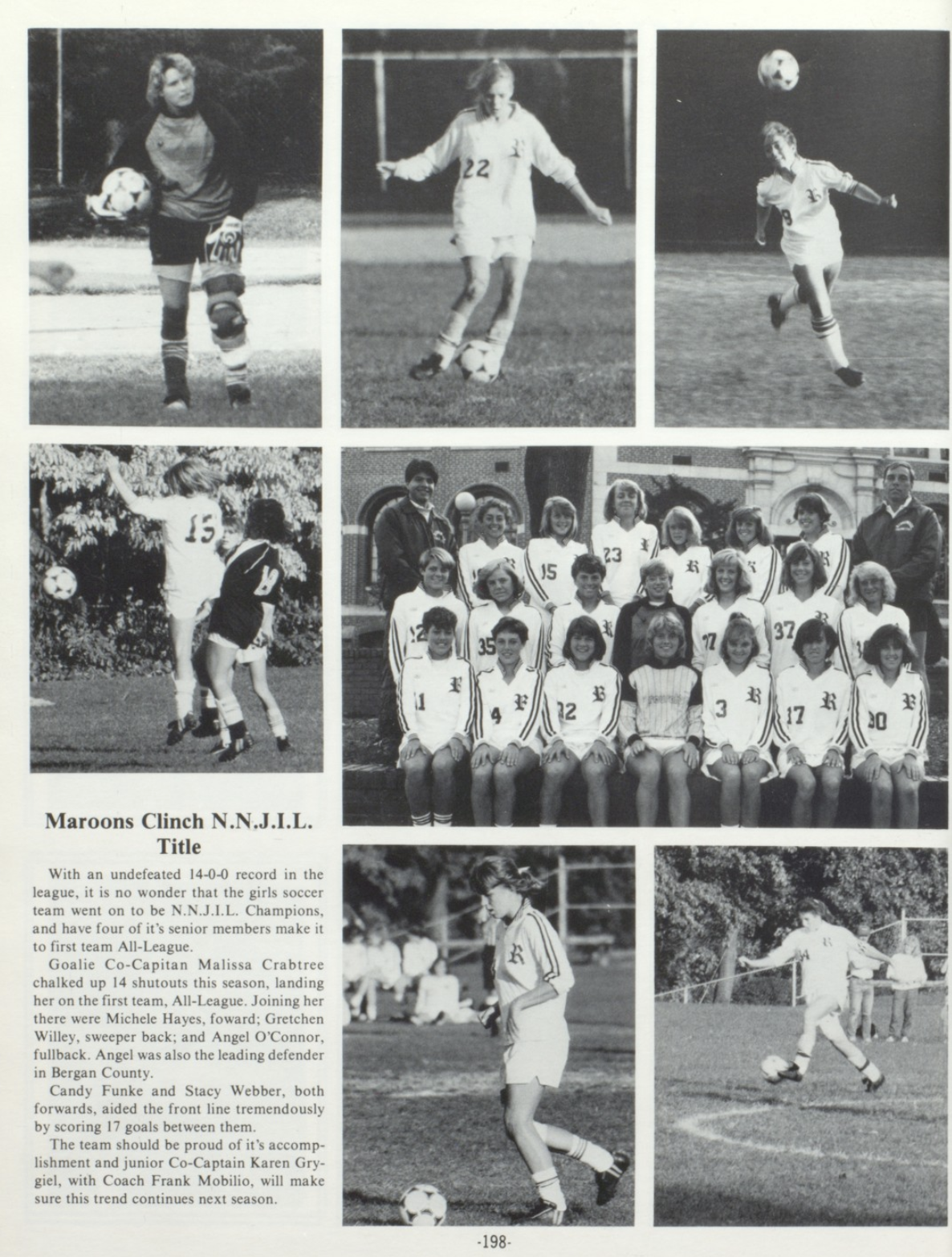 1987 Girls’ Soccer Team