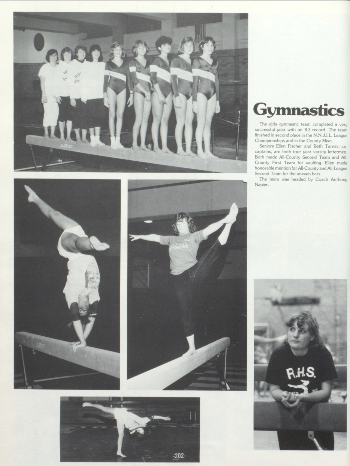 1987 Girls’ Gymnastics Team