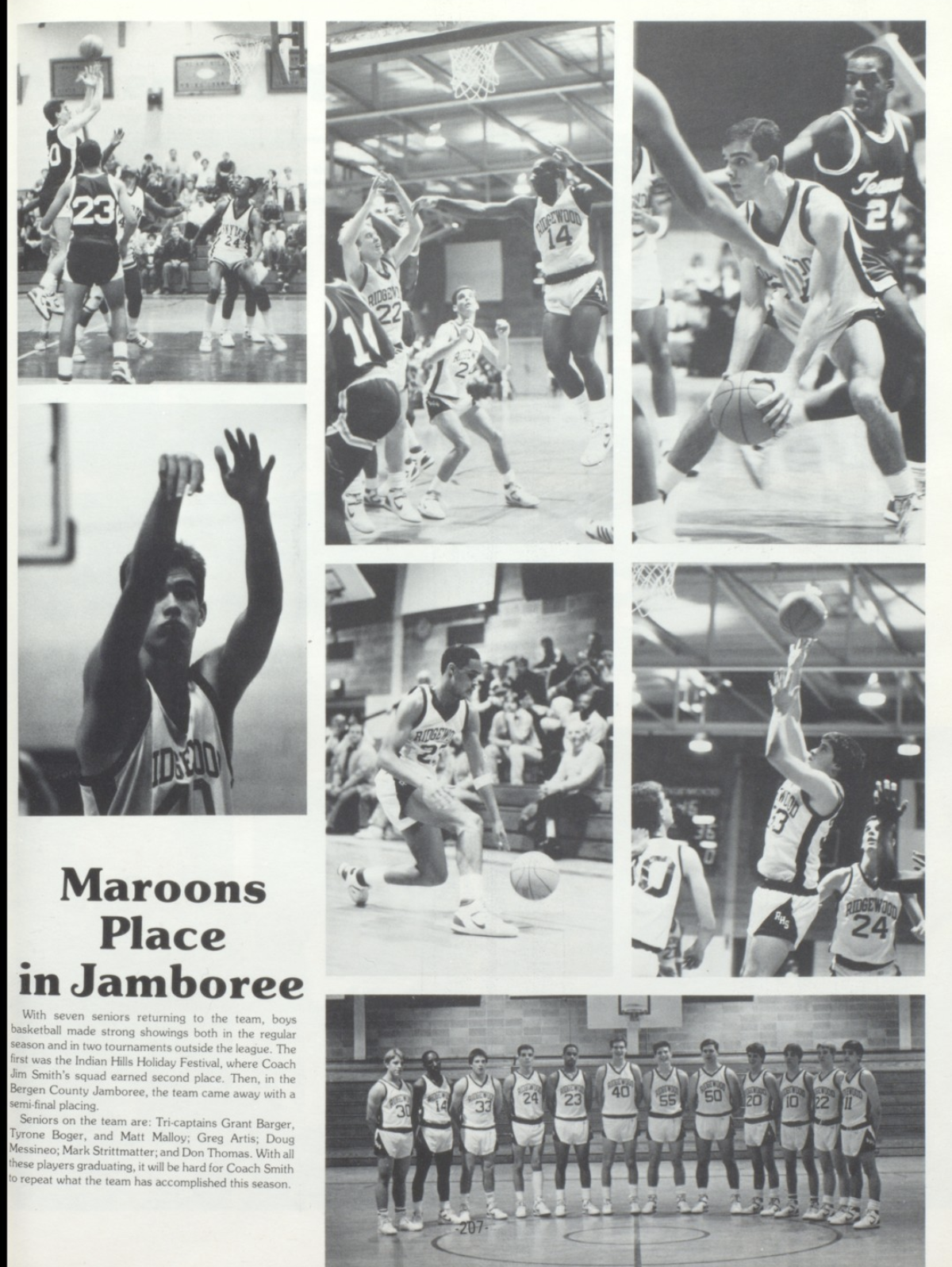 1987 Boys’ Basketball Team