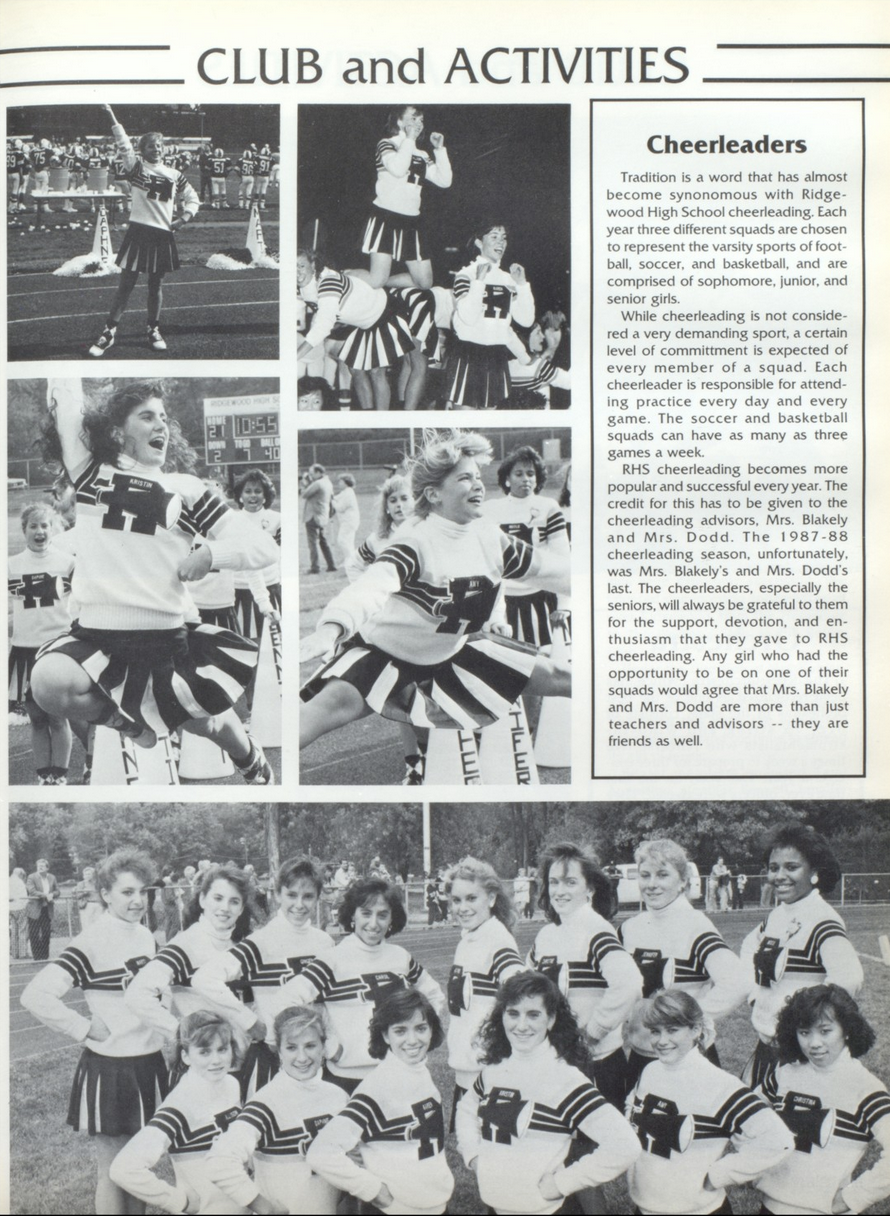 1987-88 Cheer Leaders