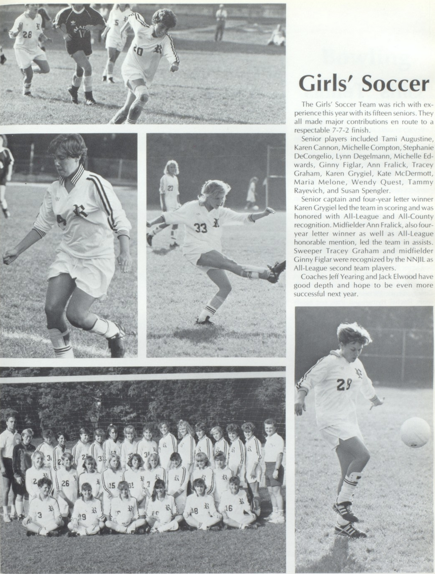 1988 Girls’ Soccer Team
