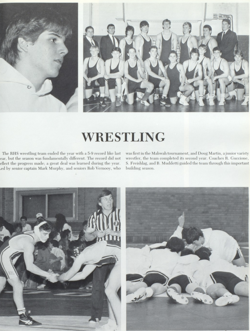 1988 Boys’ Wrestling Team