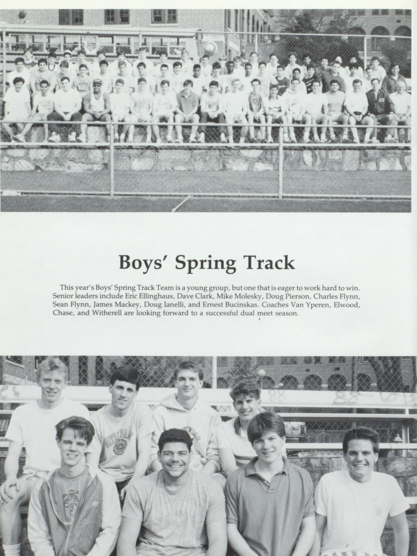 1988 Boys’ Track Team