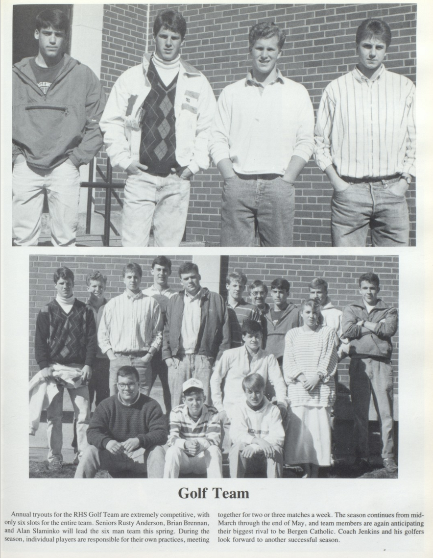 1988 Boys’ Golf Team