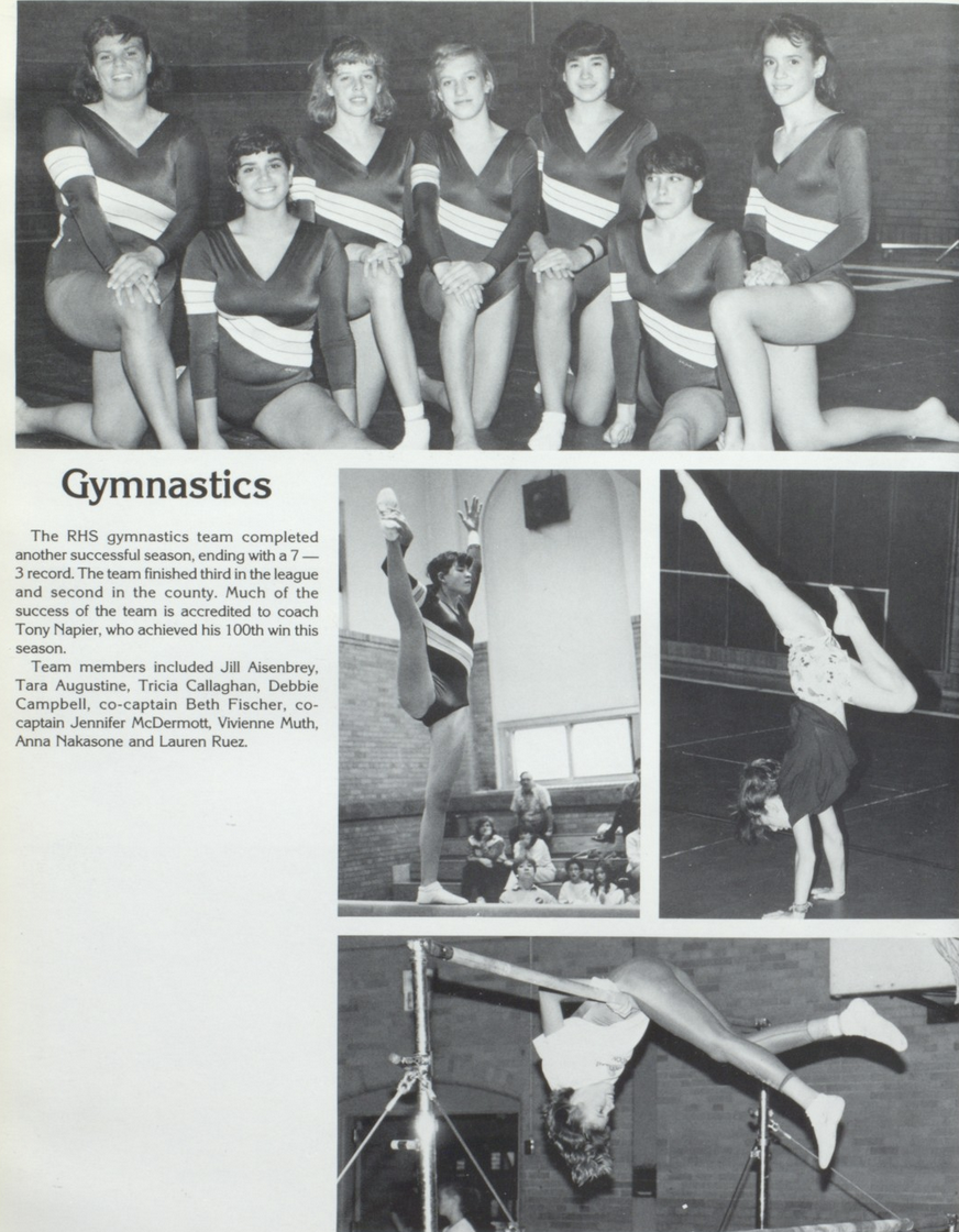 1988 Girls’ Gymnastics Team