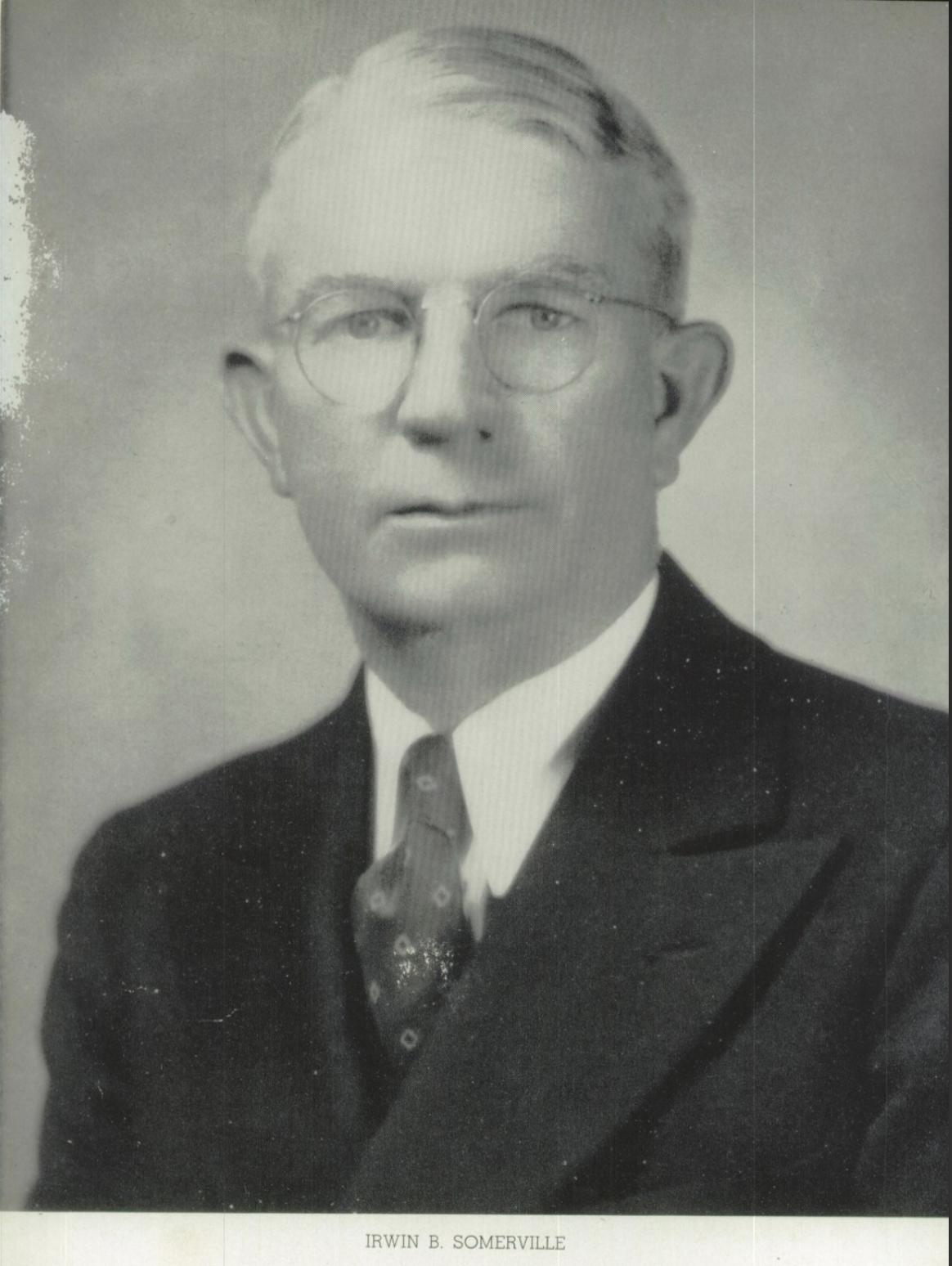 Irwin B. Somerville   1915-1931