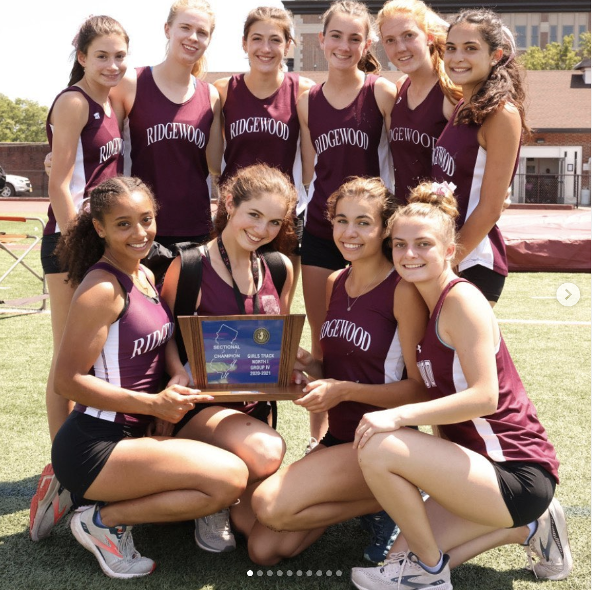 2020 Season Recap: Ridgewood ladies had an extremely successful season winning the county and sectional championship after continued pre season victories in the season opener and dual meets!   Several individuals qualified to the State Group 4 meet including Olivia Grace, Lily Williams, Olivia Shattuck, AnnaMarie Tretola, Sarah Policano, Talia Hutchinson, Lucia Rabolli, Mallory MacDonnell, Alysia Spencer, Fiona Cullen, Hannah Brodsky, the 4x800 relay (Sarah, AnnaMarie, Lily &amp; Lucia), and the 4x100 relay (Olivia, Hannah, Emma Reinke &amp; Alysia)!   Advancing to the State Meet of Champions was Olivia Shattuck, AnnaMarie Tretola, Sarah Policano, Talia Hutchinson, and the 4x800 relay.  At SMOC Sarah and AnnaMarie both earned medals placing top 5 with Talia and Olivia both placing within the top 20!  Next stop: Eugene, Oregon for the National Championship! The Ridgewood girls will be running the 4xMile (Sarah, Olivia S, Lily, &amp; AnnaMarie) as well as the DMR (Sarah, Olivia G, Lucia, &amp; AnnaMarie). photos from NJ Milesplit, Coach Brown &amp; Mrs. Tretola