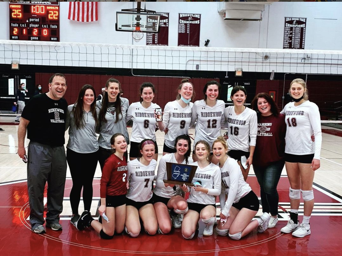 The RHS Varsity Girls volleyball team fended off Randolph for their first North Jersey, Section 1, Group 4 Championship in 25 YEARS!! Way to go!!  2021 Girls’ Volleyball Team