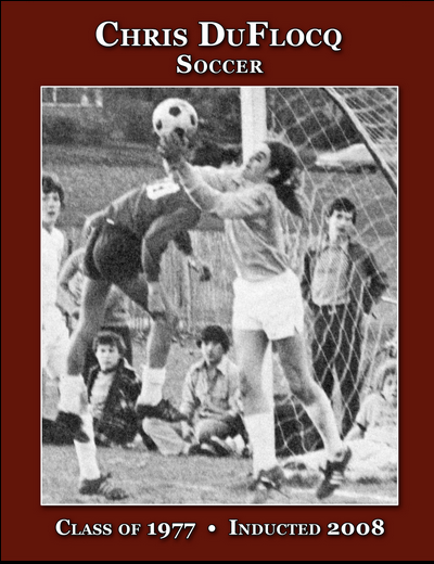 Chris DuFlocq (Class of 1977) made his mark in Ridgewood High School athletics in soccer. He was named to The Record’s All- Century Boys Soccer Team as a first-team goalkeeper.

DuFlocq was the starting goalkeeper for