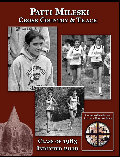 Patti Mileski, a 1983 graduate, is one of the top-!ight cross-country and track athletes in the history of Ridgewood High School. Patti joined the Ridgewood cross-country program her sophomore year when she arrived at the high school.
For the next th