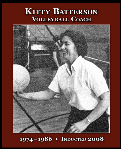Kitty Batterson was the founder of the Ridgewood High School girls volleyball program and served as head coach from 1974 to 1986. Coach Batterson always demanded the best in play, attitude and sportsmanship from her players. A leader by example, her 