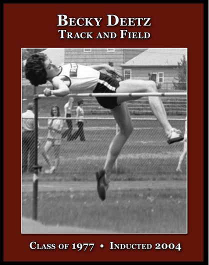 She held the Bergen County indoor and outdoor high jump records for 23 years, the state outdoor standard for 8 and the indoor for 10, with leaps of 5-feet 8 inches outdoors and 5 feet 8 ¼ inches indoors. She won the 1975 Bergen long jump and high jum