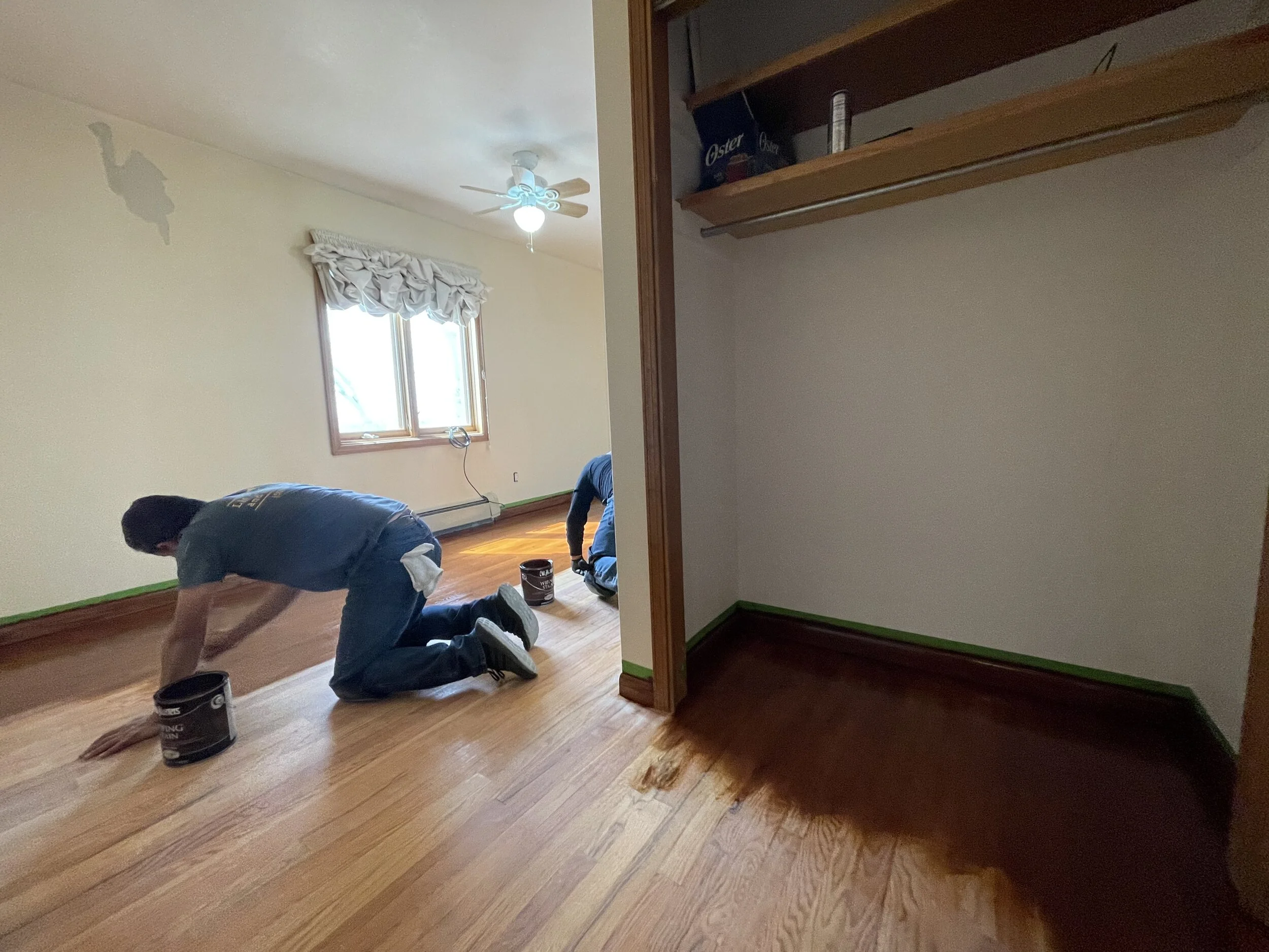 Before Photo - Staining