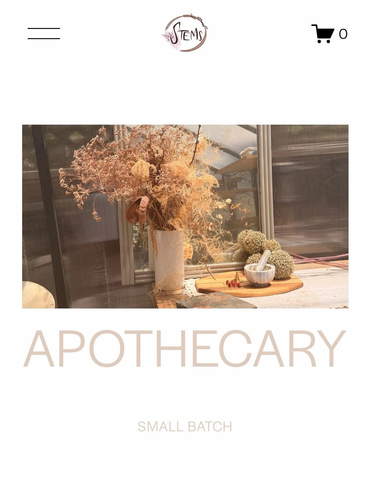 🥁📣!! We&rsquo;re so excited to introduce STEMS Apothecary, our wholistic answer to natural beauty and remedies!  We&rsquo;re launching with three products that we&rsquo;ve been working on all summer 👩&zwj;🔬, and looking forward to figuring out ev