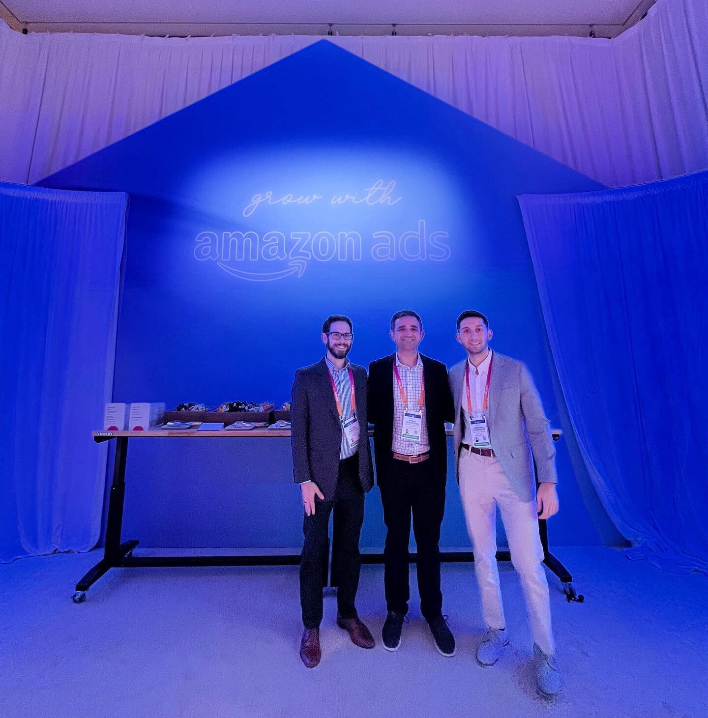 Thanks to @amazonads for giving Petros, George and Manoli a private tour at @ces this year! #ces2023 #amazonads