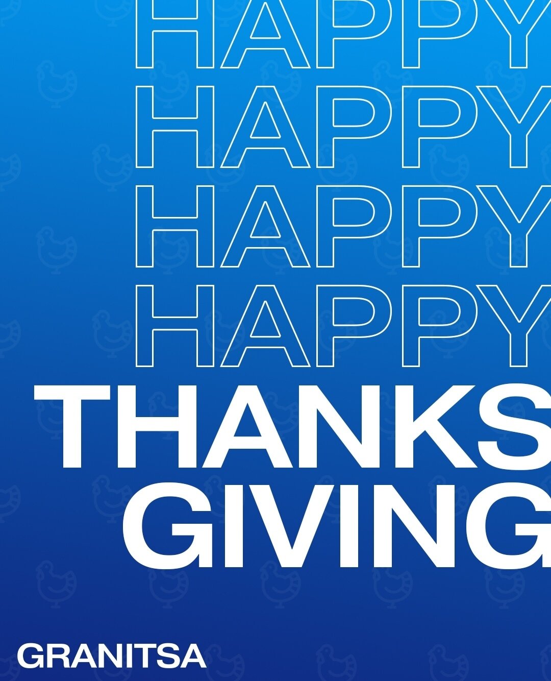 Happy Thanksgiving from the Granitsa Team 🦃 ⁠
⁠
#thanksgiving #blackfriday #cybermonday #shoppingholiday #turkeyday