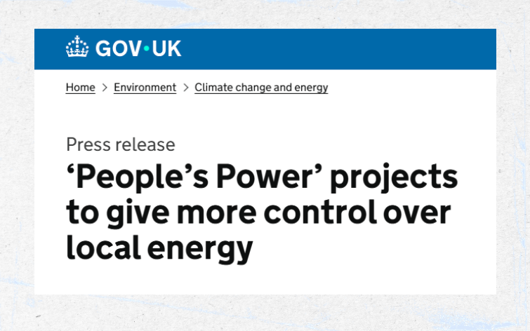 Government money for community energy is welcome, but market reforms will be far more effective