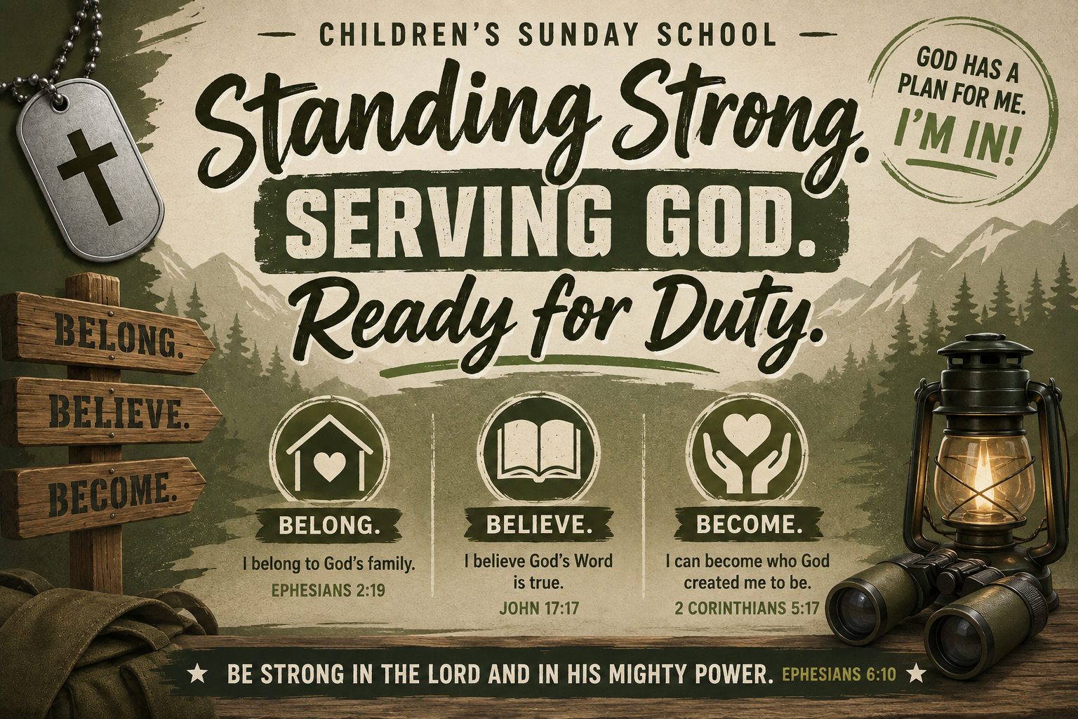 Standing Strong: Serving God. Ready for Duty.