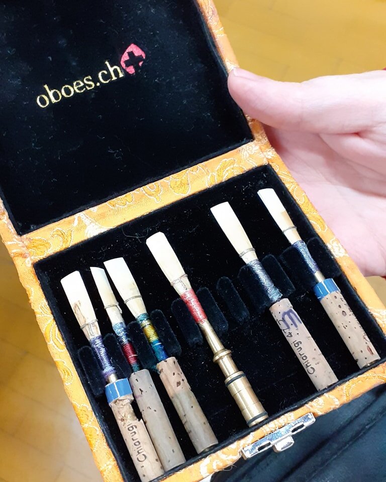 What instrument do these belong to?
If you are a musician, do you have an interesting box or bag to keep &quot;extras&quot; in? Post photos in the comments below. We would love to see them!