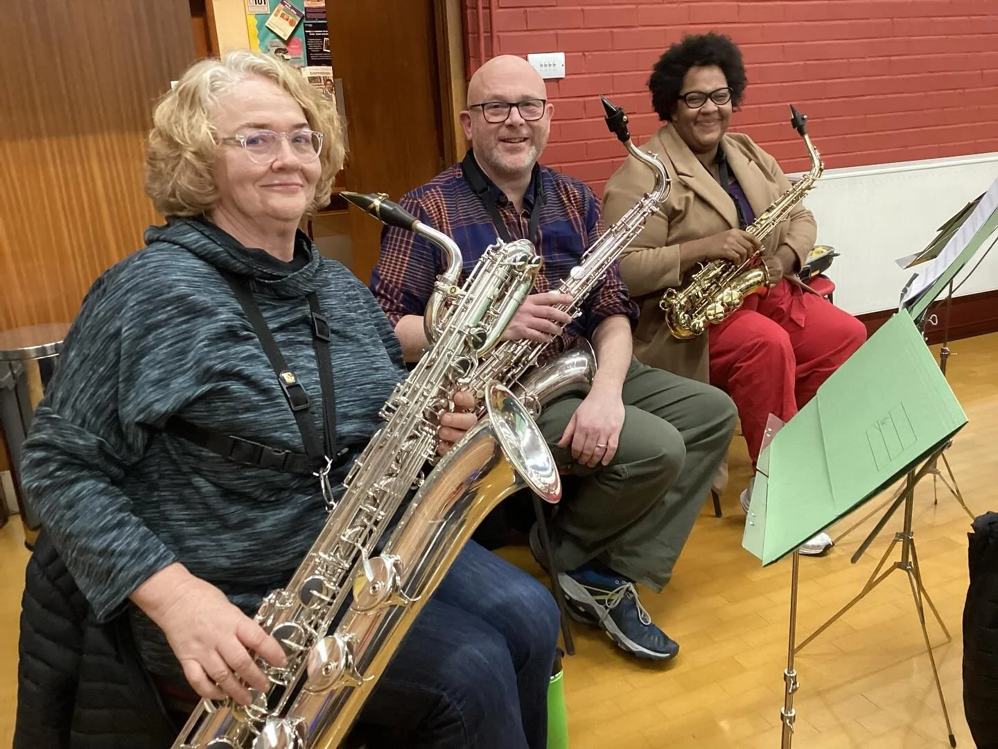 We are rocking a fine sax section for our next concert! Come along and watch:
9th February 3pm, Huddersfield Town Hall