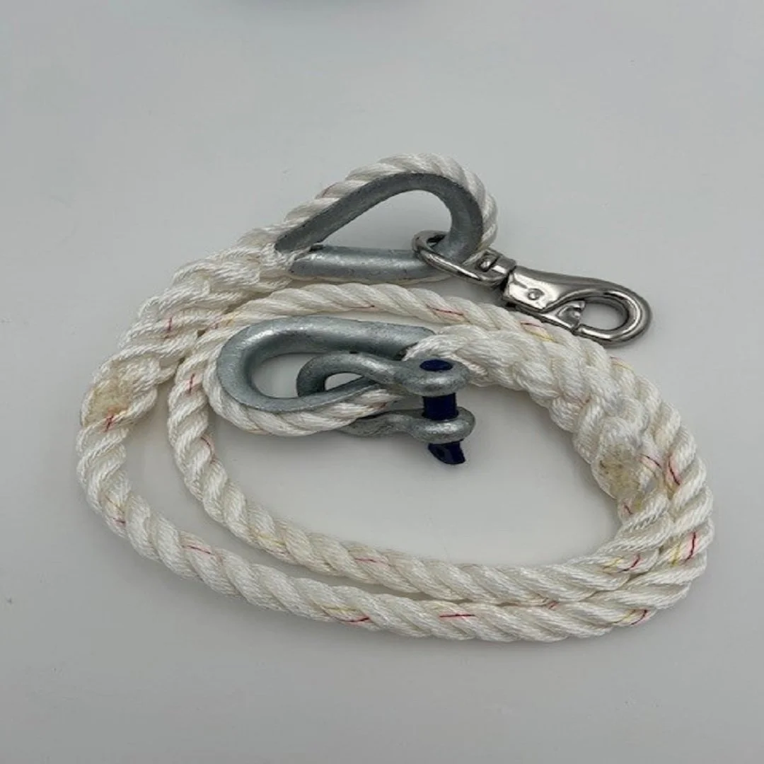 Mooring Line - 5/8" x 4 ft LR Shackle to SS Bull Snap
