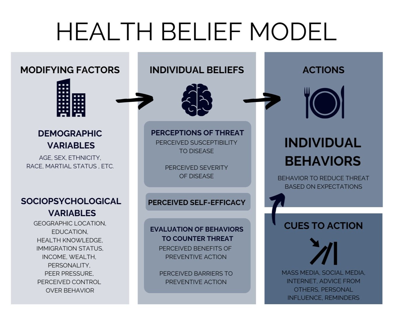 Health Belief Model Infographic | My XXX Hot Girl