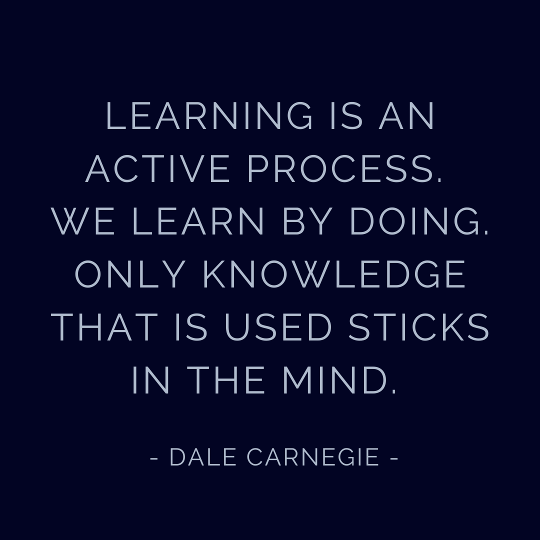 Ac Active Learning Quote LEARNING IS ACTIVE — EDIBLE PSYCHOLOGY
