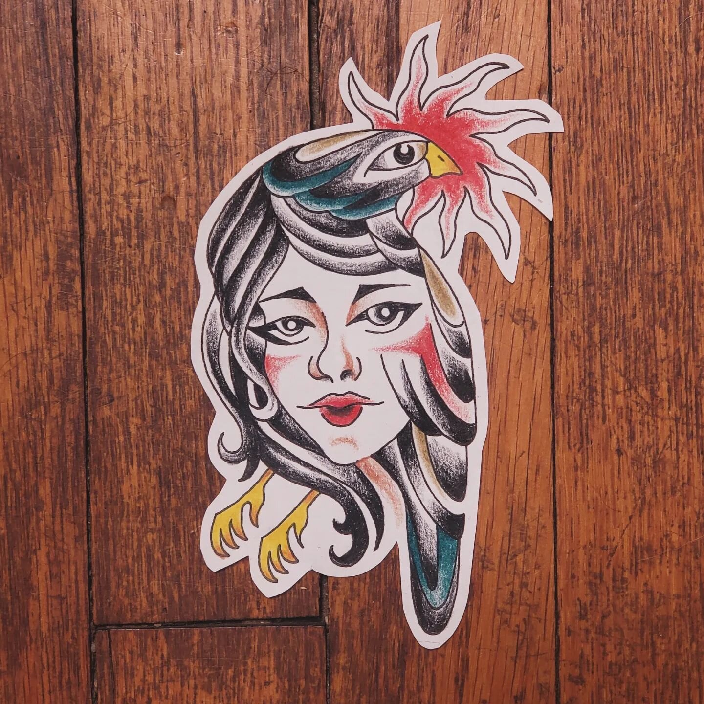 lady-bird-lady 🦅
.
.
#tattoodesignideas #tattoos #tattoo #tattooflash #tattooart #ladyfacetattoo #ladybirdtattoo #birdladytattoo #boldtattoo #tattoodesign #flashart #availableflash #traditionaltattoo