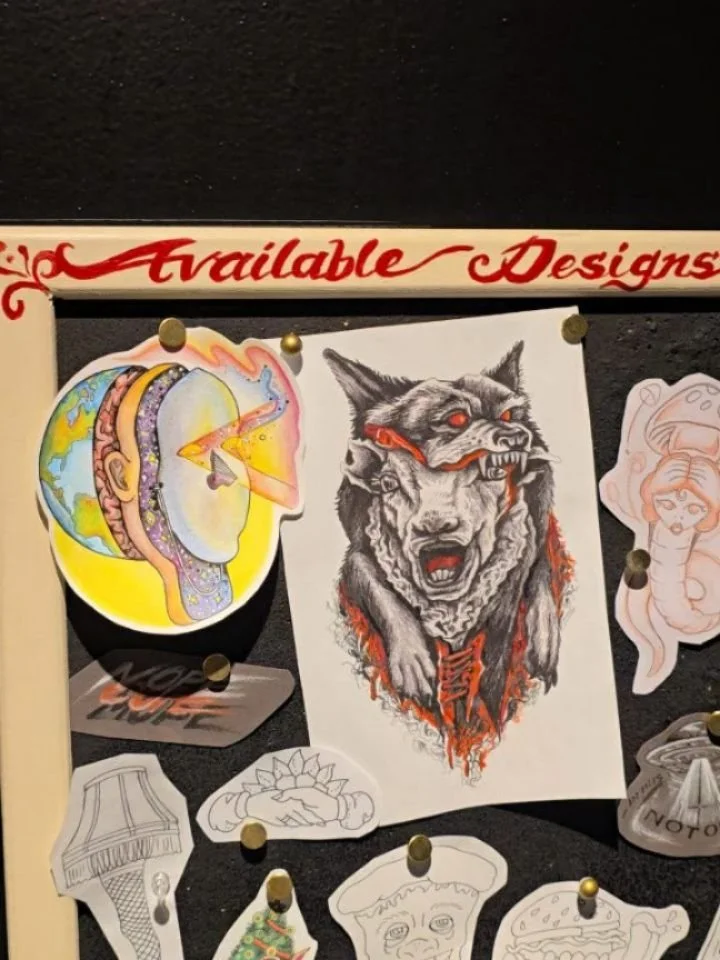 Available flash &amp; a collection of mysterious pieces and parts of current artworks etc. More to come.... which one is capturing your interest?
.
.
#wintertimeincleveland #winterart #artist #art #commission #customtattoo #tattoosketch #bulletinboar