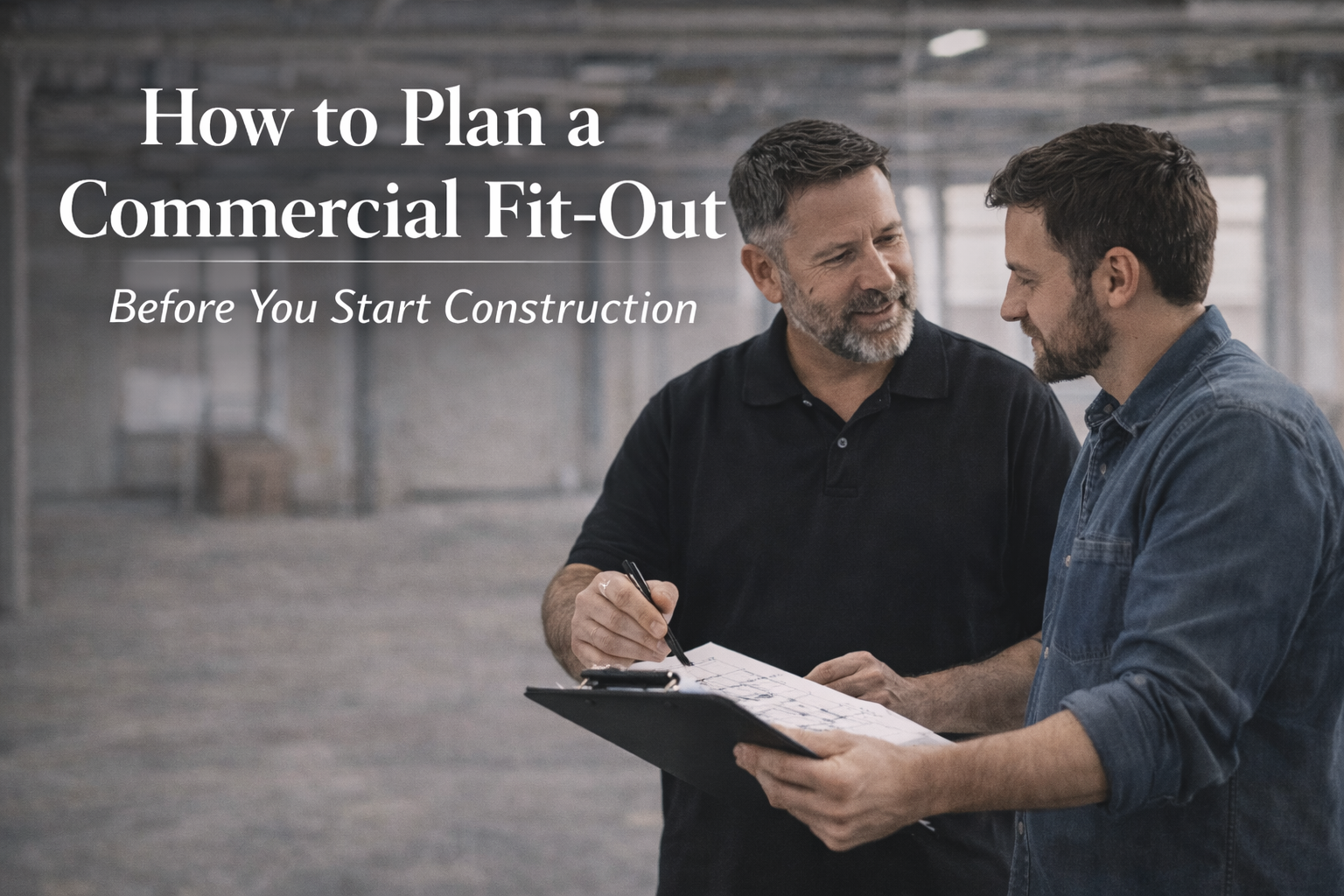 How to Plan a Commercial Fit-Out the Right Way