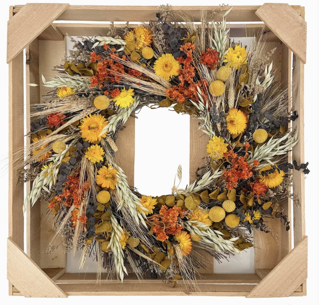 Seasonal Flower Wreath
