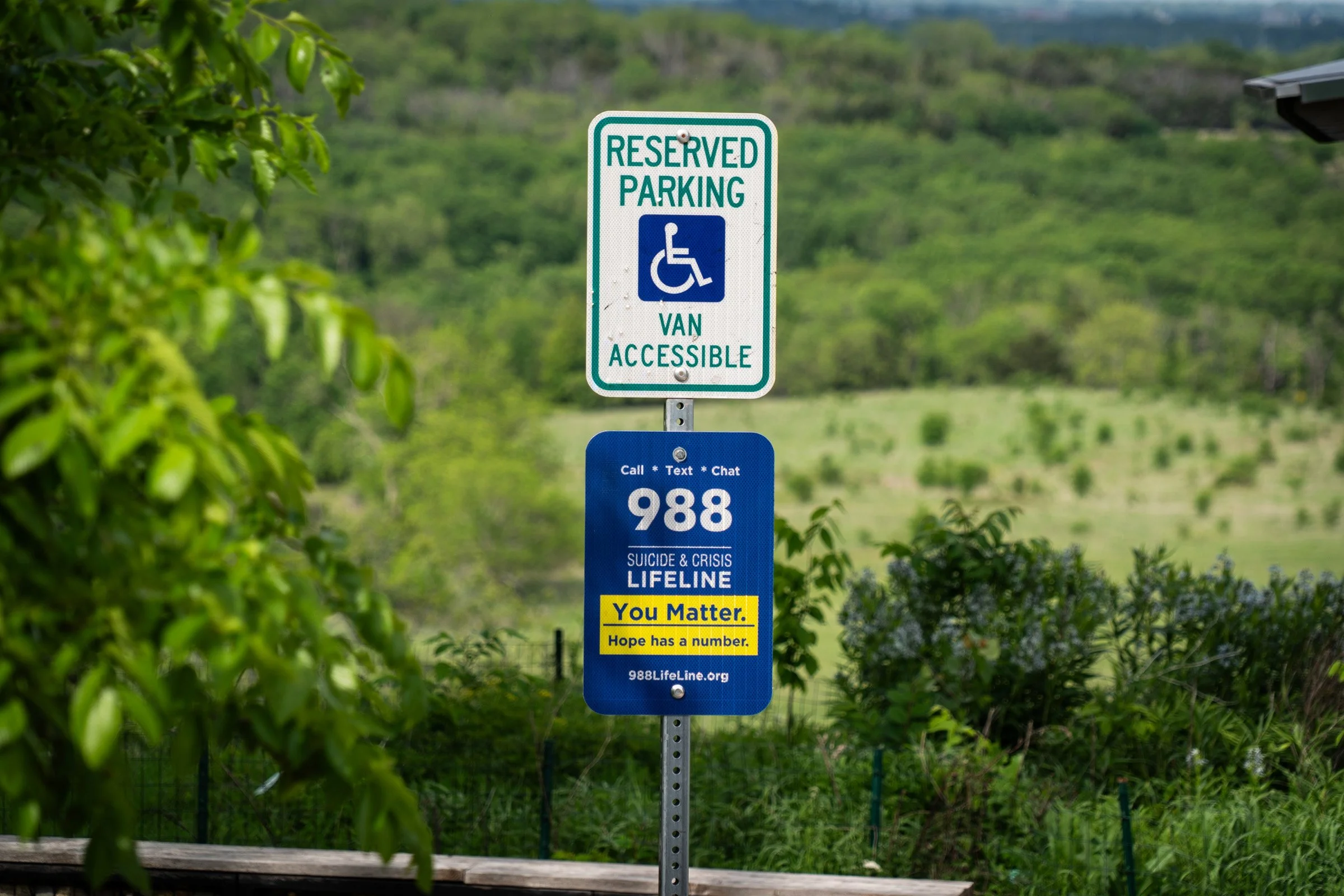 Douglas County Installs 988 Signs for Mental Health Awareness Month
