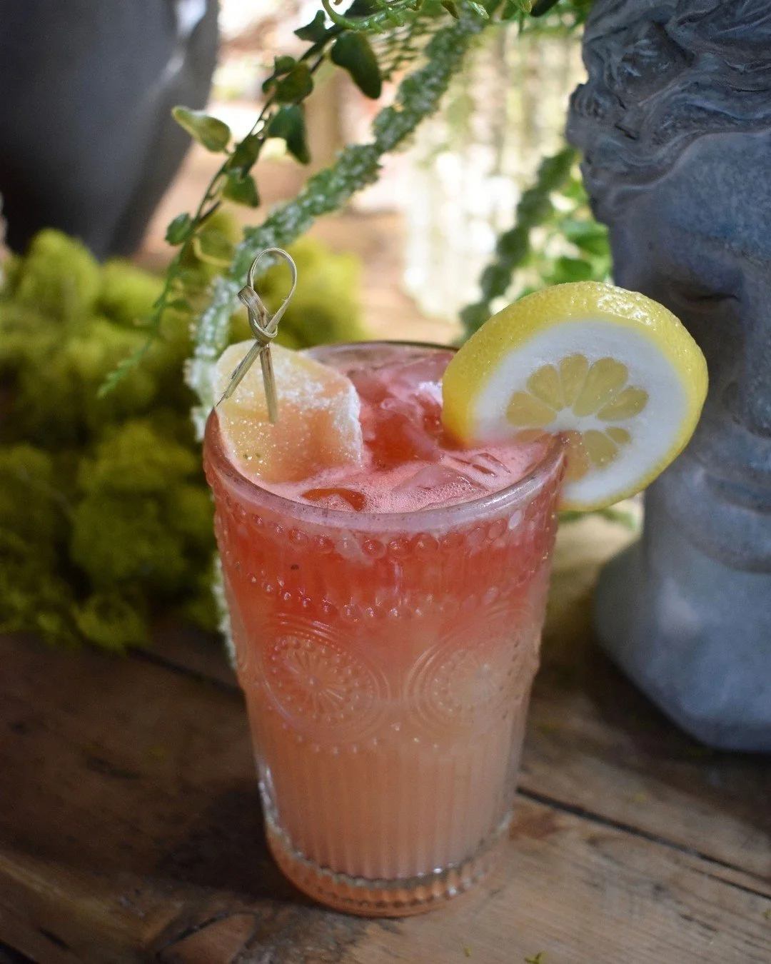 Northern Roots: bourbon, ginger shrub, lemon, Peychaud&rsquo;s bitters. The perfect cocktail for any Maine evening.🌲
