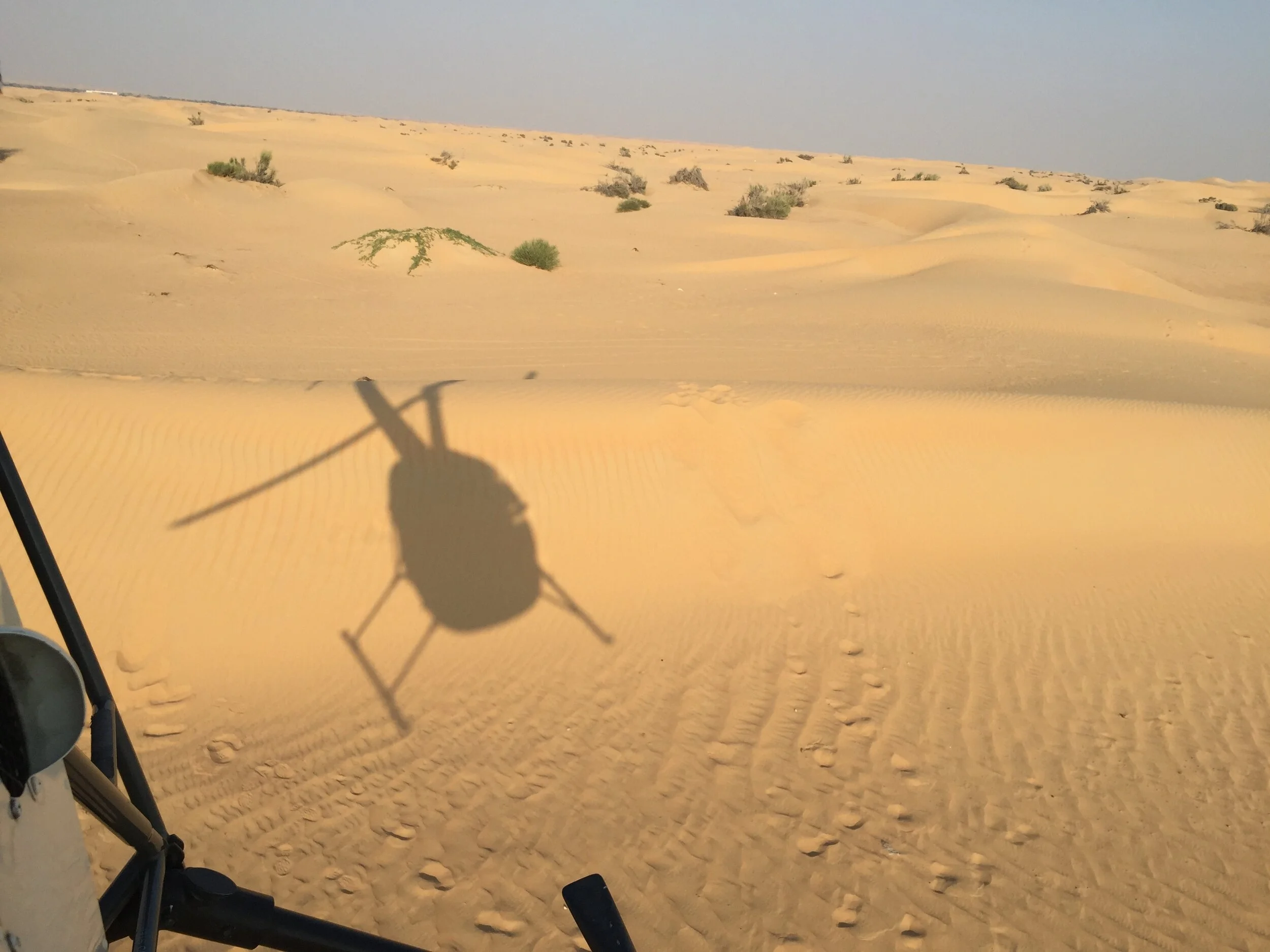 R22 Low Level flying Dubai, UAE
