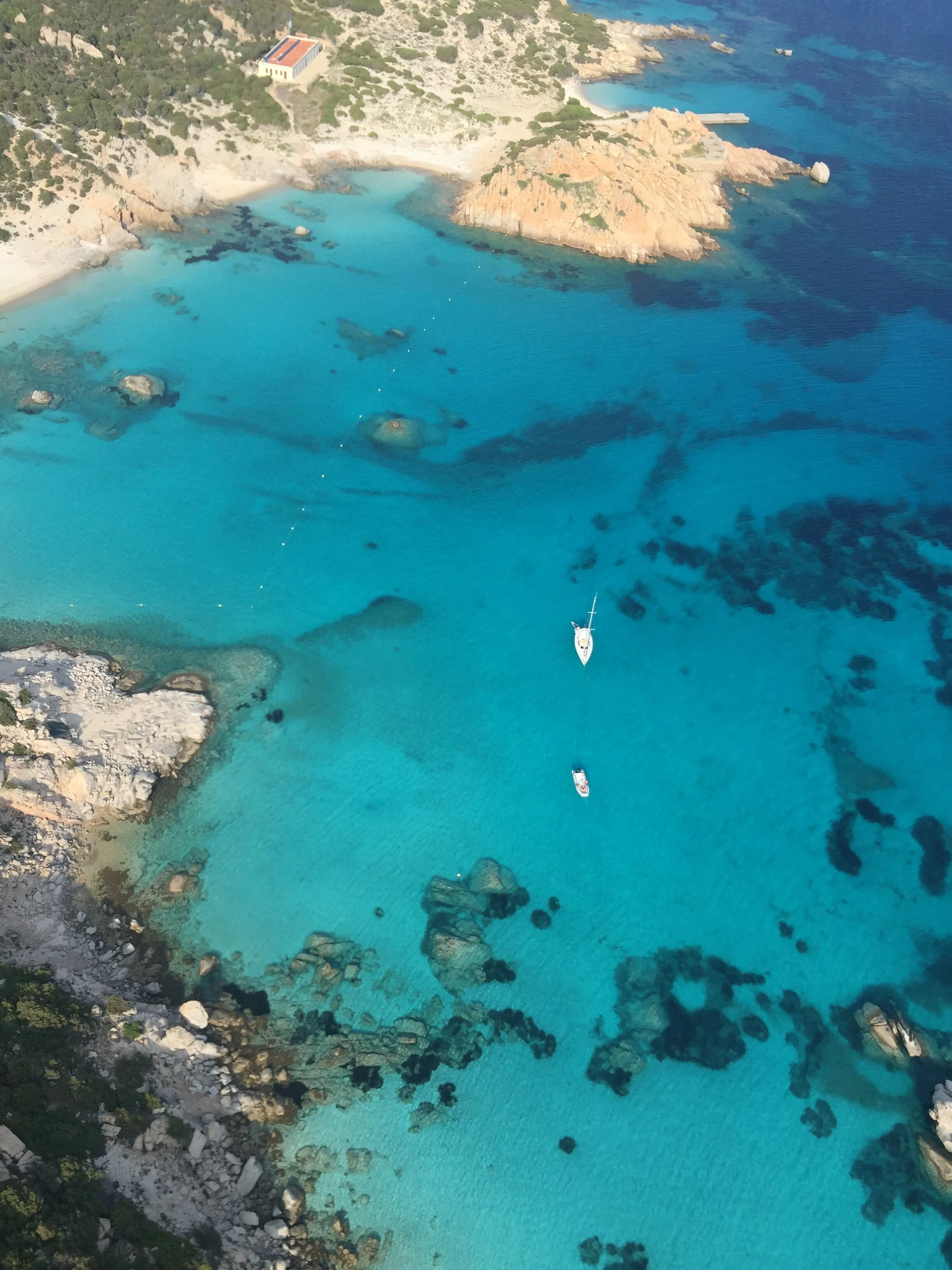 Corsica Ferry Flight by Helicopter