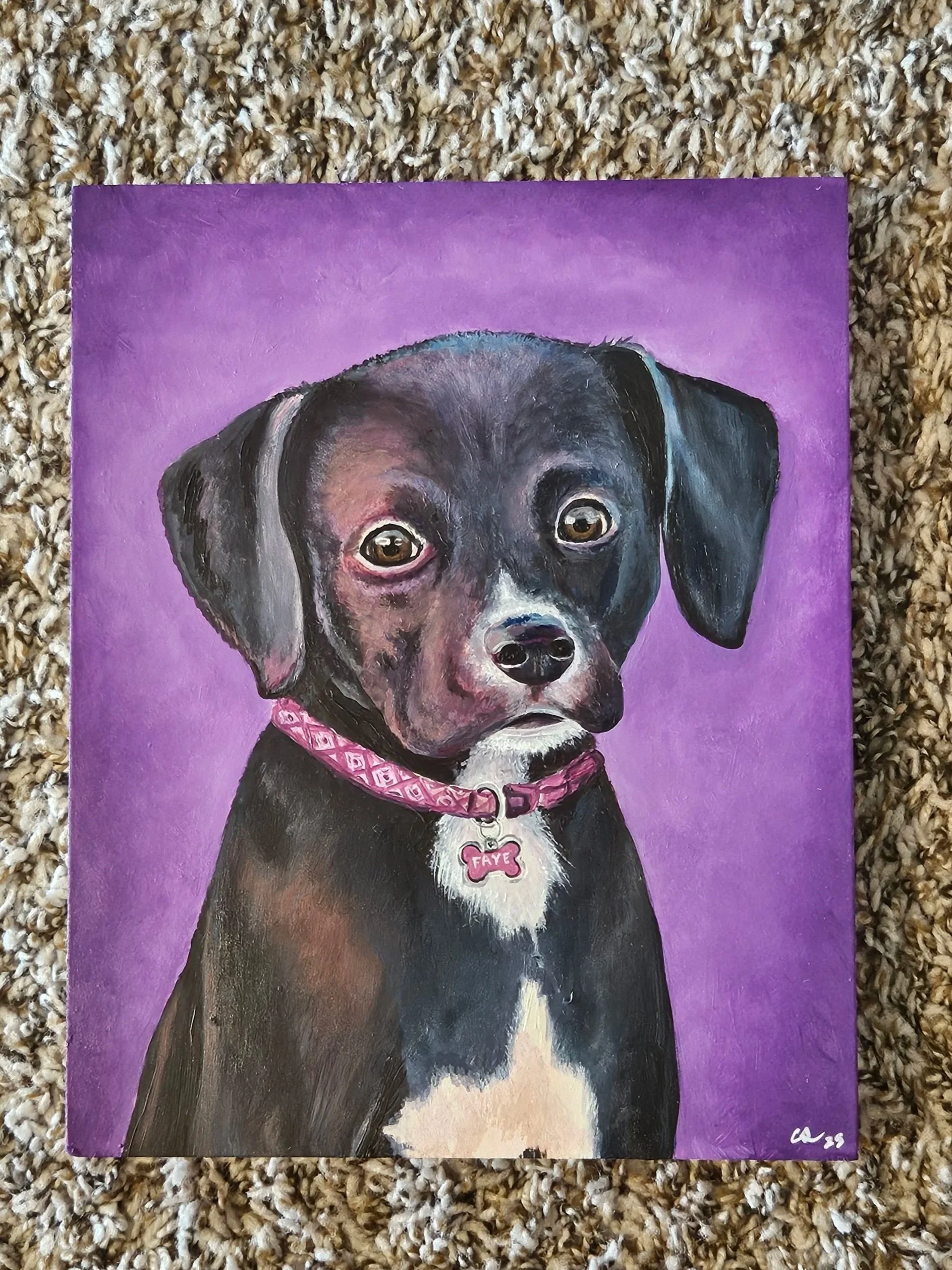 Commissioned Pet Portrait, 2025