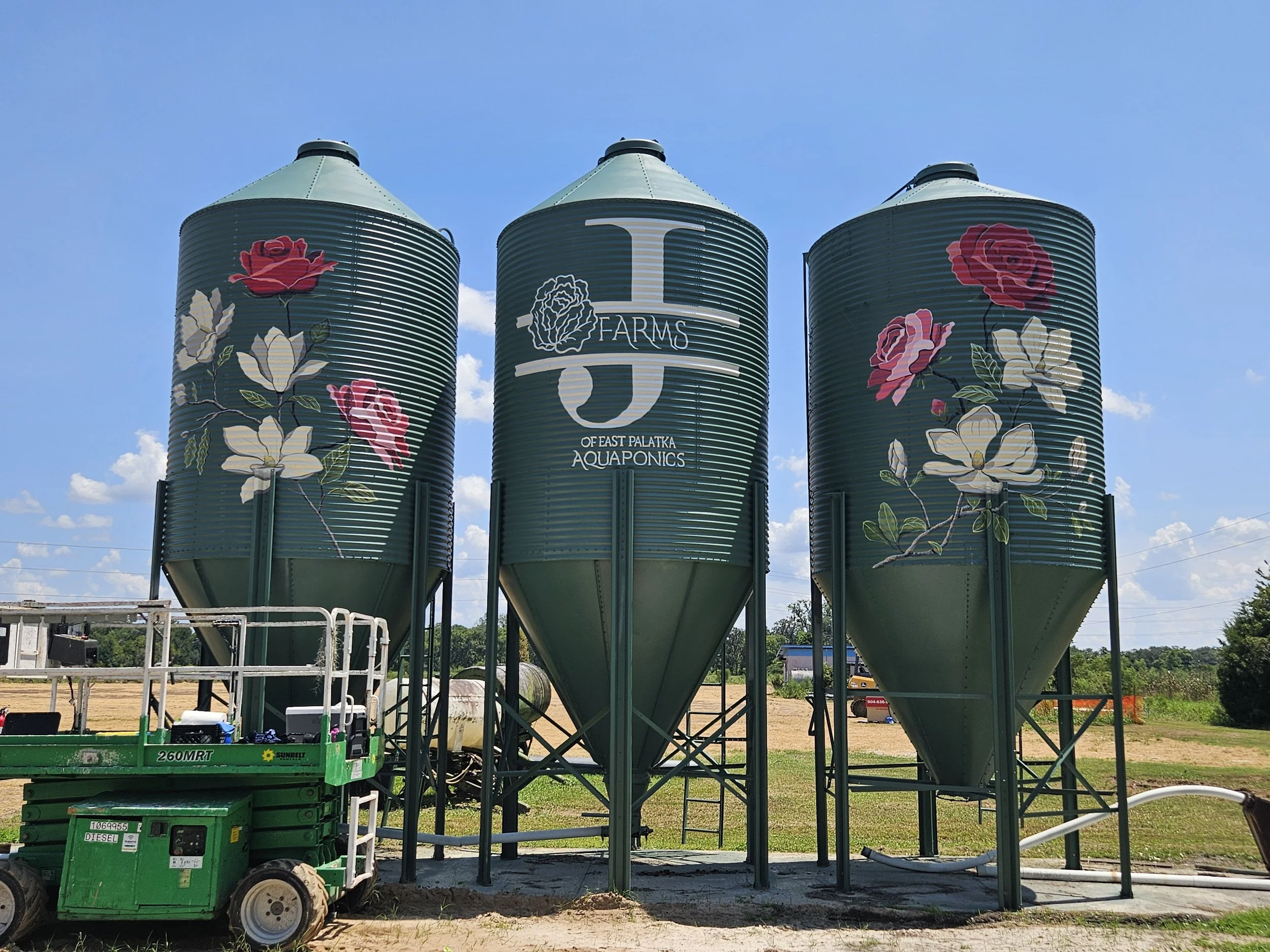 Silo Mural in East Palatka, FL, 2026