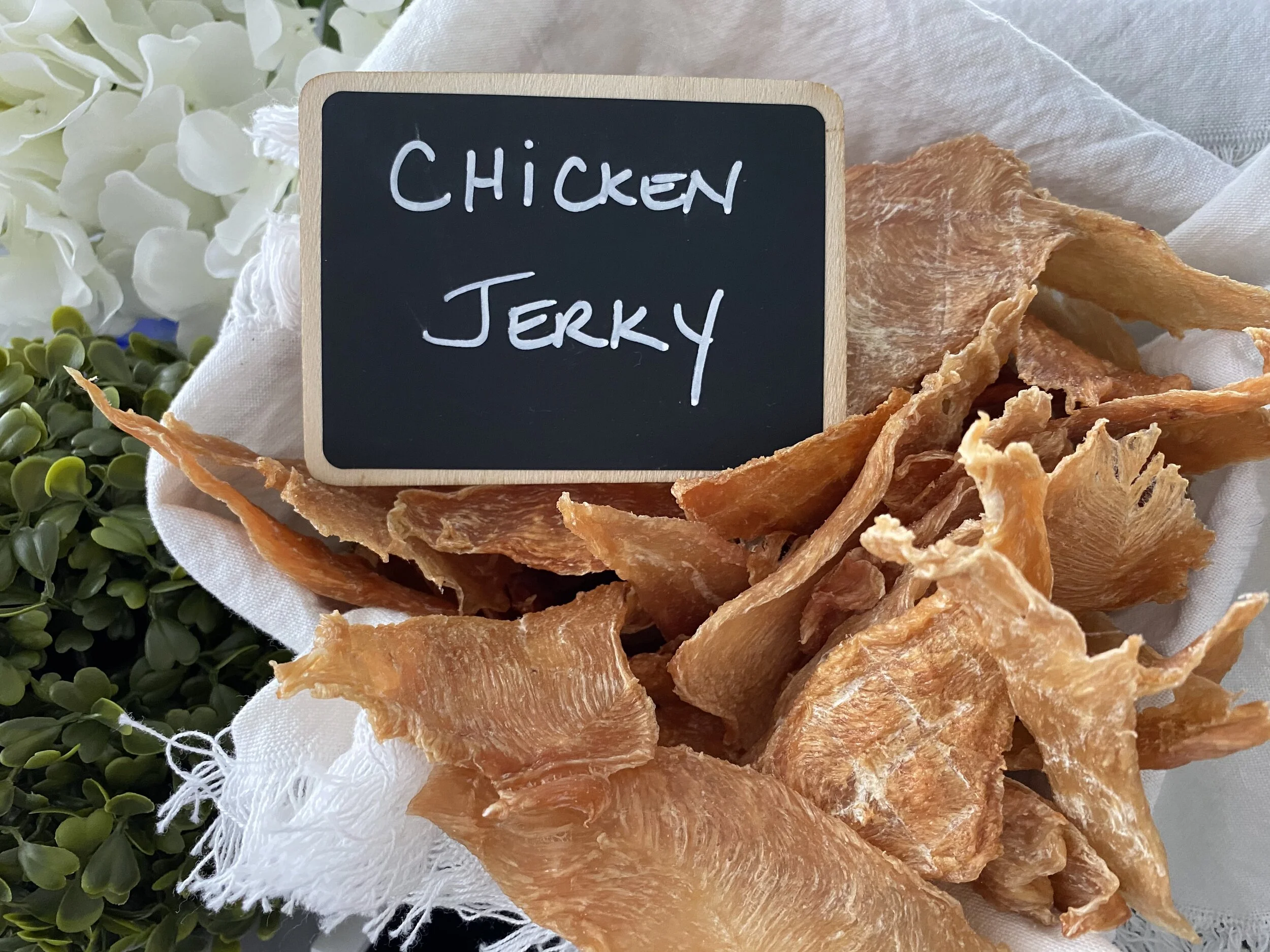 chicken jerky