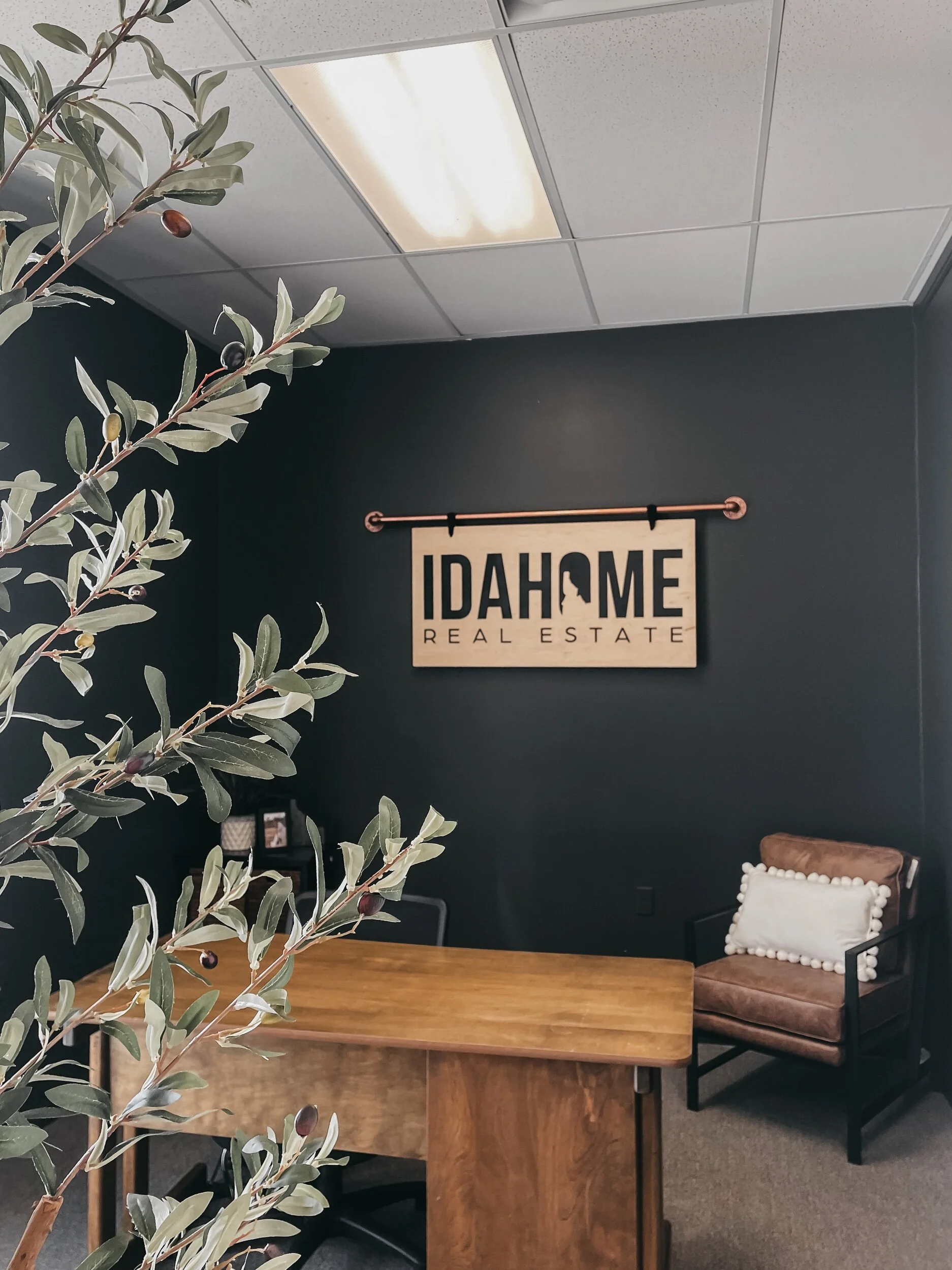 Our Dark + Moody Office Reveal