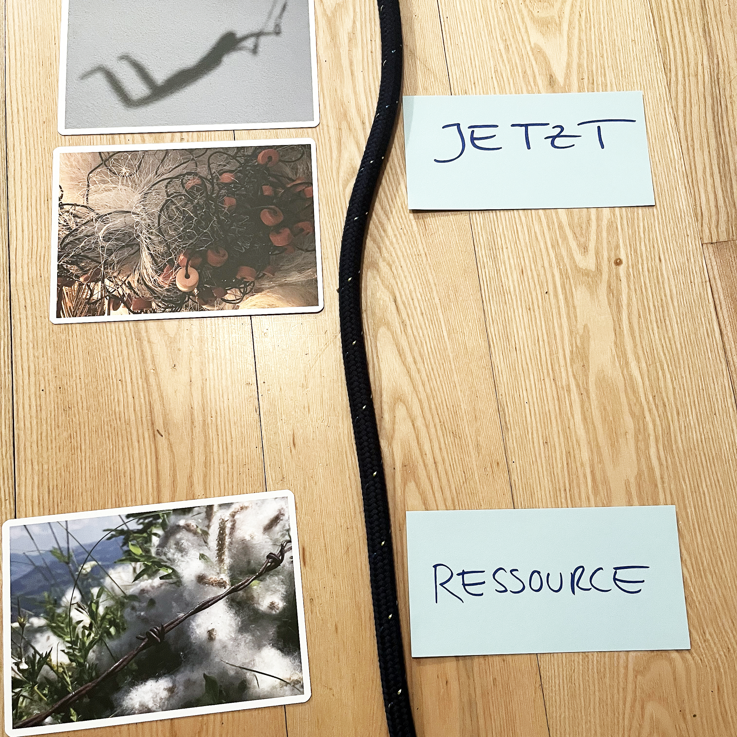 Die 4-Bilder-Methode: 4 Postkarten geben Auskunft über Ressourcen, Visionen und erste Schritte.