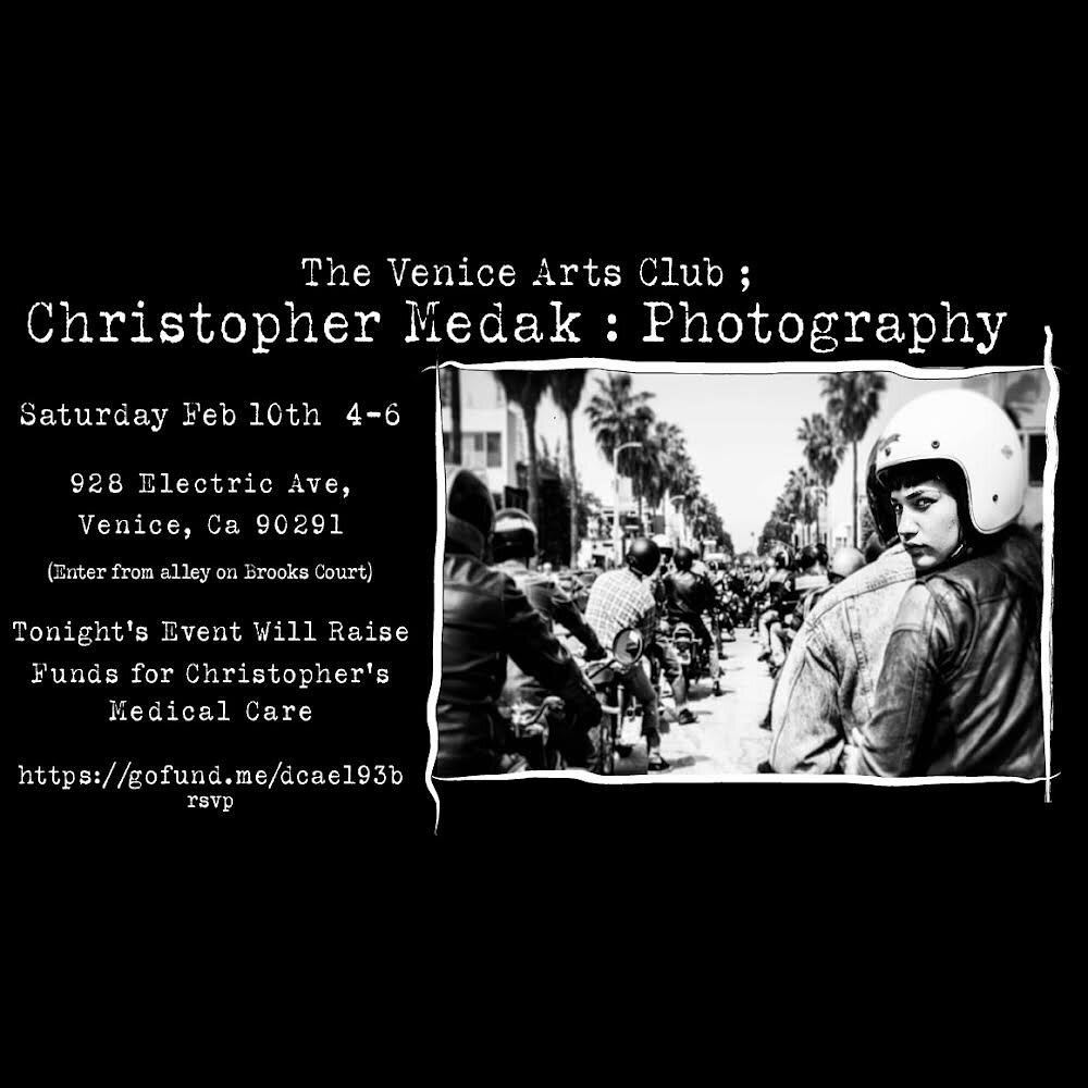 Our friend Christopher @christophermedak is showcasing his beautiful photography this Saturday! 
&bull;
His metallic prints are gorgeous, definitely a must see.  Check it out and donate!