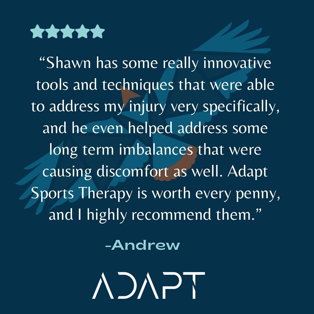 Our patient testimonials speak for themselves so here&rsquo;s another one for y&rsquo;all!
Andrew is an avid mountain biker 🚵&zwj;♀️ and had a bad ankle🦶sprain that was keeping him from doing what he loved. We got him back in the bike fast so he co