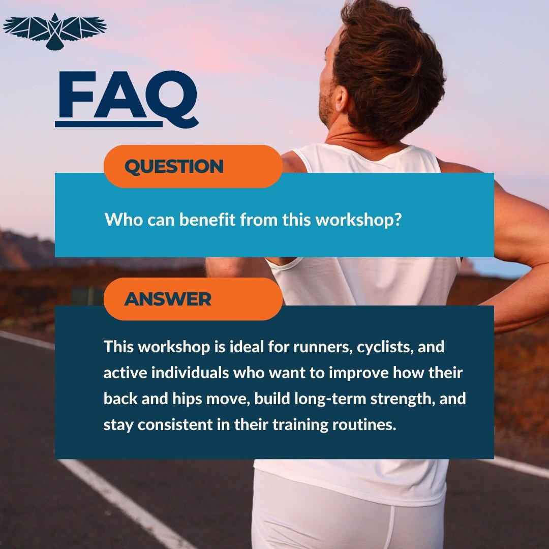 Not sure if this workshop is for you?
If you're someone who loves staying active—whether that means running, cycling, or simply showing up consistently for your workouts—this session is for you.
Drs. Natalie and Shawn Small will guide