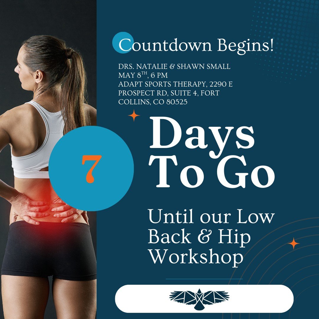 Only one week left!
In just 7 days, Drs. Natalie and Shawn Small will be leading a powerful workshop for active individuals who want to move with more confidence and support their long-term strength.
This isn’t about quick fixes—it&rs