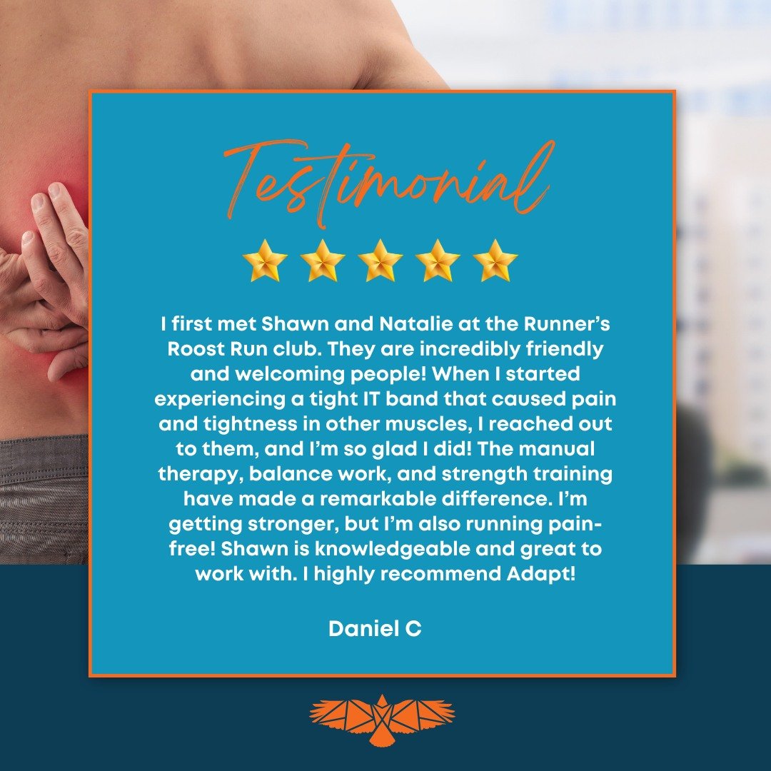 Daniel C. found more than just support—he found a community.
After connecting with Natalie and Shawn Small through their local run club, he began working with them to improve mobility, movement, and strength.
What stood out most? Their expe