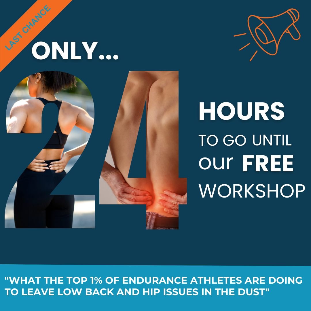The wait is almost over!
In just 24 hours, Drs. Natalie and Shawn Small will be hosting their free workshop at ADAPT Sports Therapy—designed for endurance athletes and active individuals who want to stay strong, move well, and support long-te