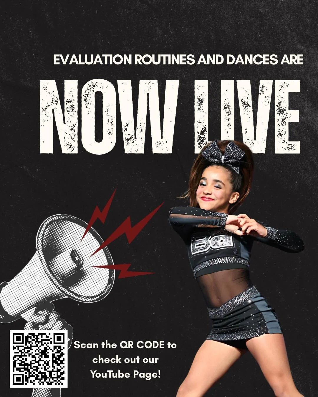 Evaluation routines and dances are now live! 

Screenshot this picture or save it directly to your photos and use the QR code for the Brandon All-stars YouTube Channel! Be sure to subscribe so you don&rsquo;t miss a single BA update! 🤩🅱️🅰️💪

#Bra