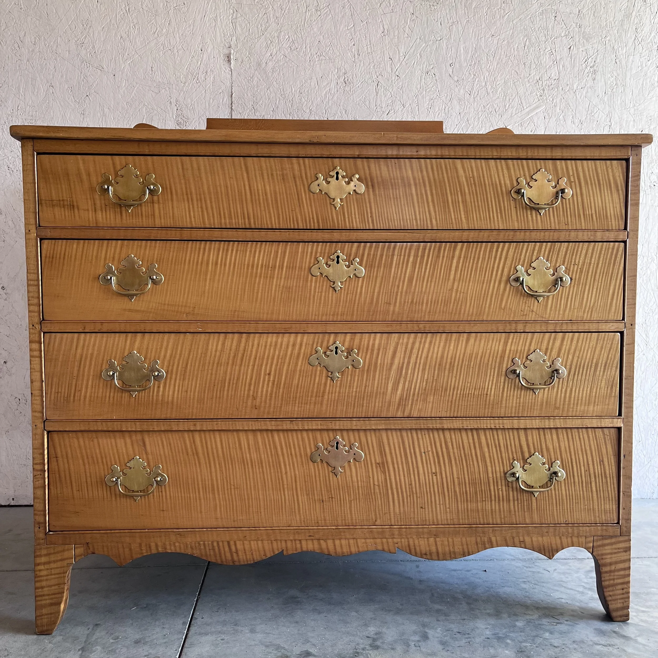 19th Century Tiger Maple Chest