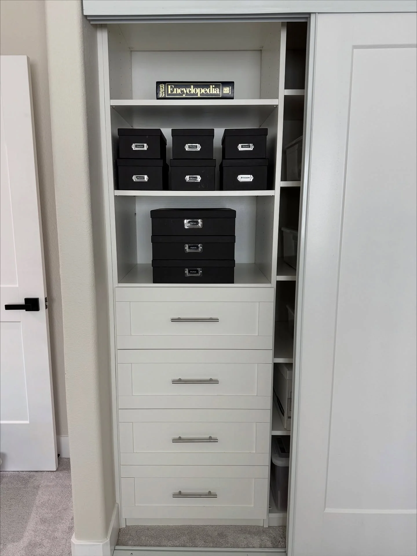 This Bay Area small business owner didn’t need a major purge, since she already had the minimalist mindset. What she needed was refined systems, better containment for supplies, storage for family items, and an office that works as beautifully