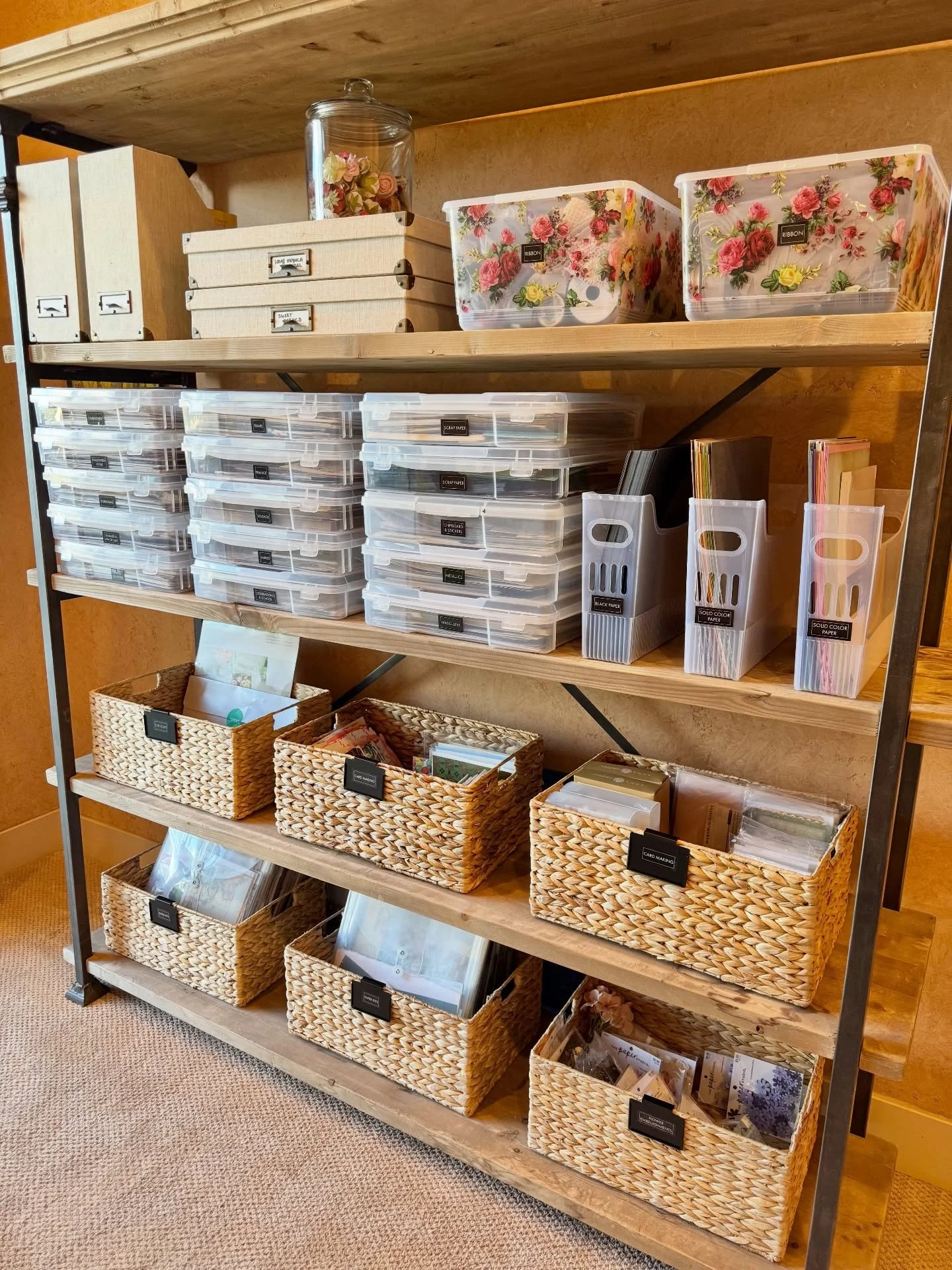 This sweet client came to me with a room filled with possibility. Stacks of paper, drawers of embellishments, tools she loved but could never quite get to without a little digging. It wasn&rsquo;t a lack of creativity&hellip; just a lack of systems t